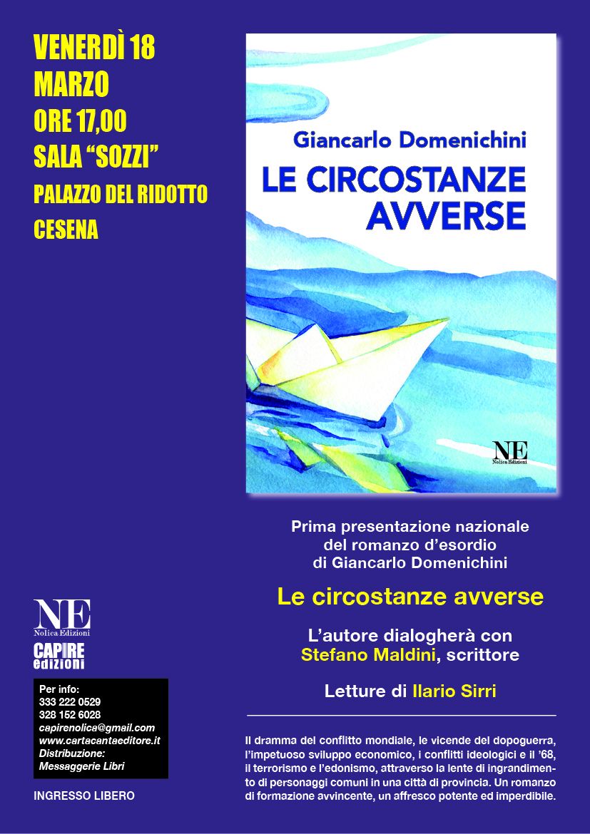Presentazione Circostanze Cesena 18 marzo Domenichini Ilario Sirri Stefano Maldini