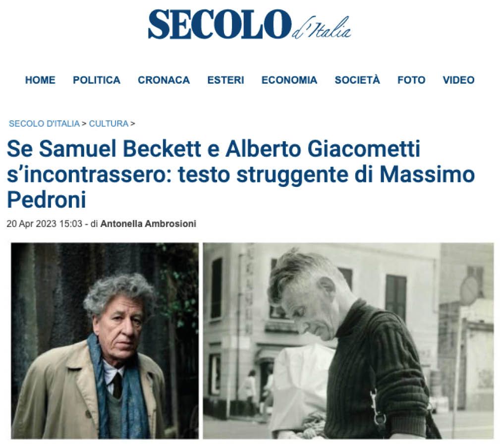 Pedroni Beckett Giacometti L'albero