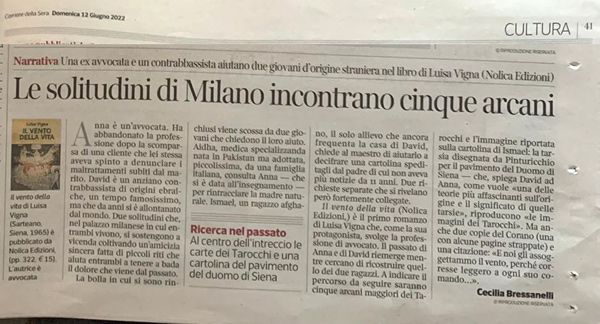 Corriere della Sera Luisa Vigna CeciliaBressanelli Romanzo