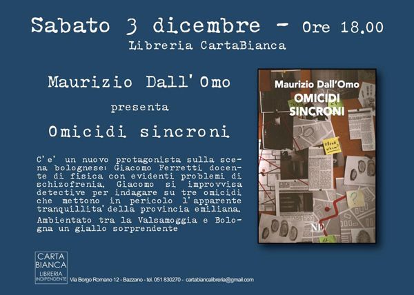 L'affascinante romanzo di Maurizio Dell'uomo "Omicidi sincroni", un giallo psicologico e coinvolgente, si presenta!